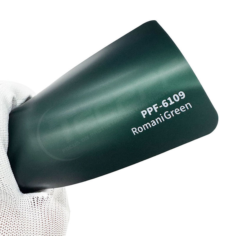 PPF-6109 فيلم حماية الطلاء اللون الأخضر الروماني الصفحة المهنية